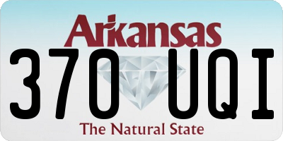 AR license plate 370UQI