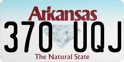 AR license plate 370UQJ