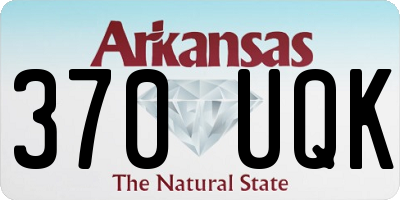 AR license plate 370UQK
