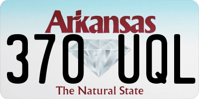AR license plate 370UQL