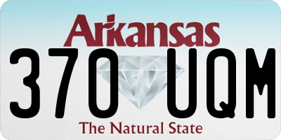 AR license plate 370UQM