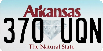AR license plate 370UQN
