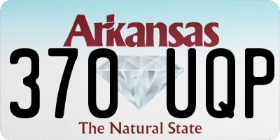AR license plate 370UQP