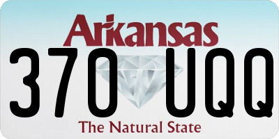 AR license plate 370UQQ