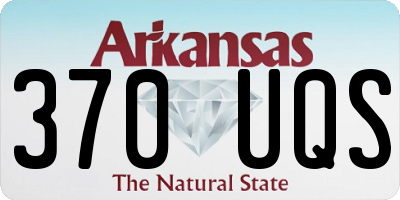 AR license plate 370UQS