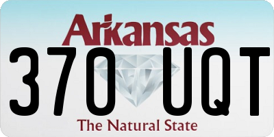 AR license plate 370UQT