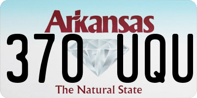 AR license plate 370UQU