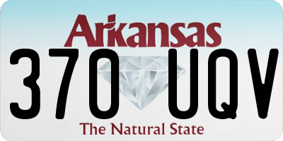 AR license plate 370UQV