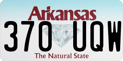 AR license plate 370UQW