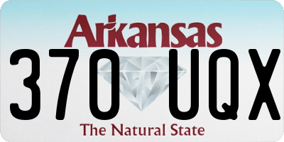 AR license plate 370UQX