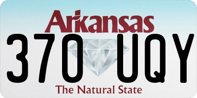 AR license plate 370UQY