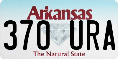 AR license plate 370URA
