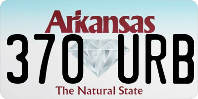 AR license plate 370URB