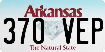 AR license plate 370VEP