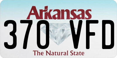 AR license plate 370VFD