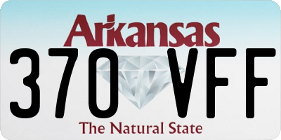 AR license plate 370VFF