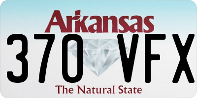 AR license plate 370VFX