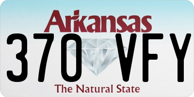 AR license plate 370VFY