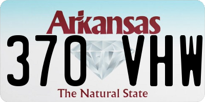 AR license plate 370VHW