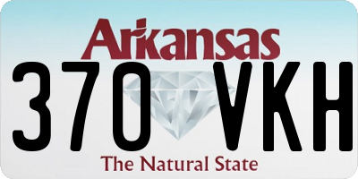 AR license plate 370VKH