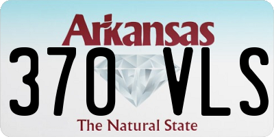 AR license plate 370VLS