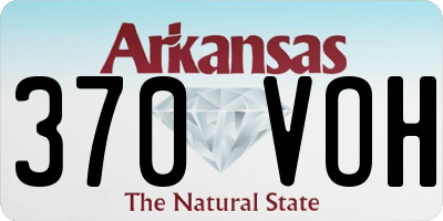 AR license plate 370VOH