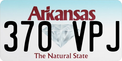 AR license plate 370VPJ