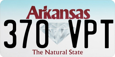 AR license plate 370VPT