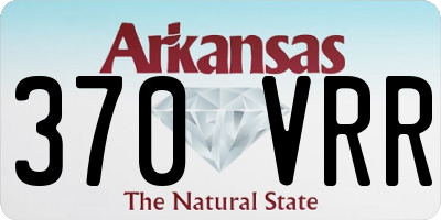 AR license plate 370VRR