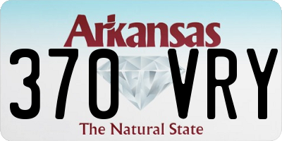 AR license plate 370VRY