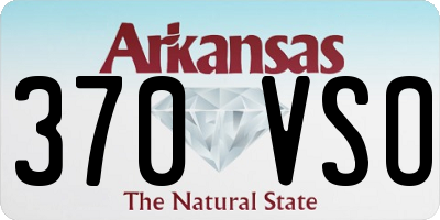 AR license plate 370VSO