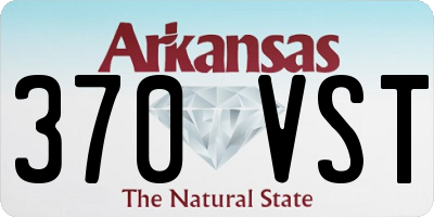 AR license plate 370VST
