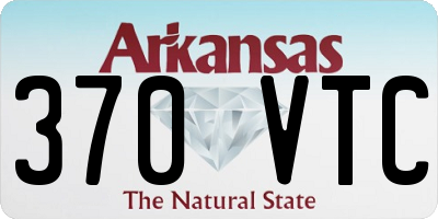 AR license plate 370VTC