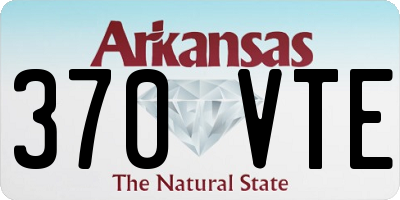 AR license plate 370VTE