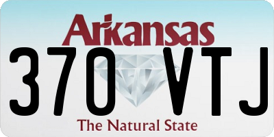 AR license plate 370VTJ