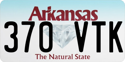 AR license plate 370VTK