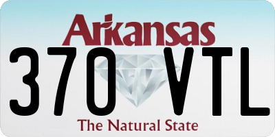 AR license plate 370VTL