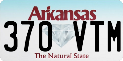 AR license plate 370VTM