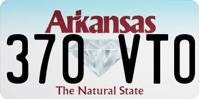AR license plate 370VTO