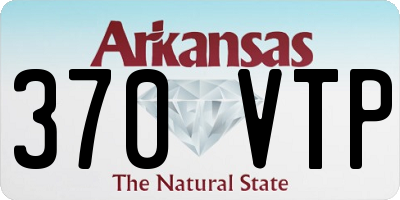 AR license plate 370VTP