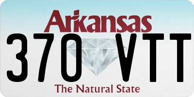 AR license plate 370VTT