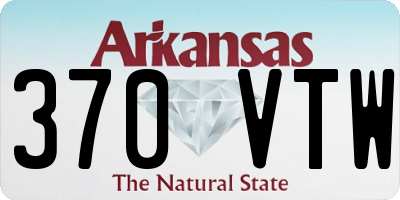 AR license plate 370VTW