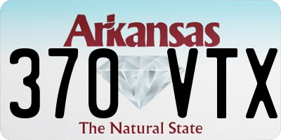 AR license plate 370VTX