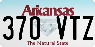 AR license plate 370VTZ
