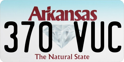 AR license plate 370VUC
