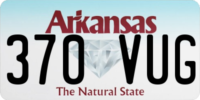AR license plate 370VUG