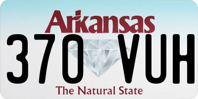 AR license plate 370VUH