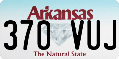 AR license plate 370VUJ
