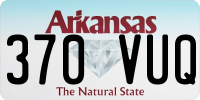 AR license plate 370VUQ