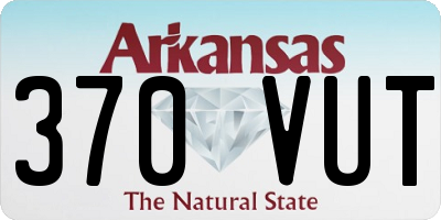 AR license plate 370VUT
